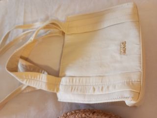 Bolso Mango + bolso paja