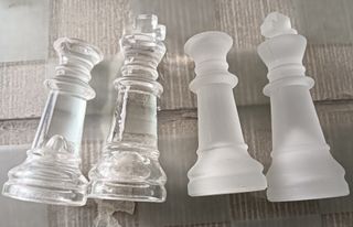 Scacchi vetro: set completo