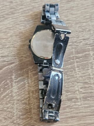 Reloj pulsera mujer negro plata