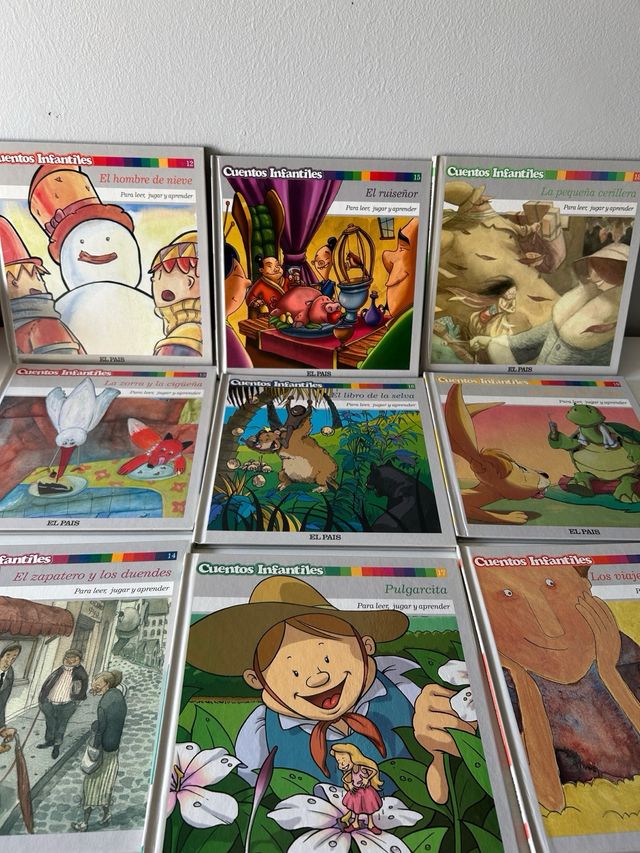 Lote 9 libros: Cuentos infantiles