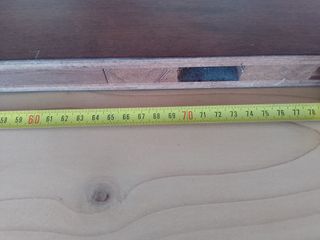 Mensole legno anni '80 - 3 pz