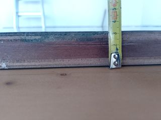 Mensole legno anni '80 - 3 pz