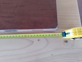 Mensole legno anni '80 - 3 pz