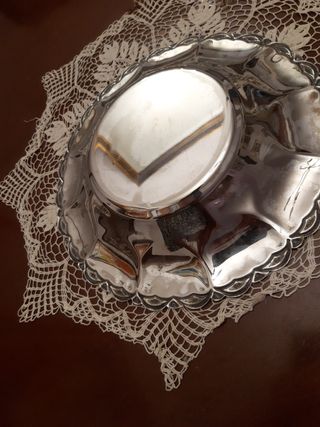 Panera alpaca plateada vintage