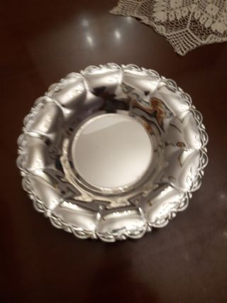 Panera alpaca plateada vintage