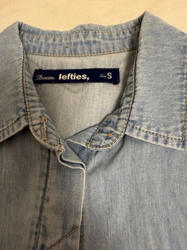 Camisa vaquera Lefties - Talla S