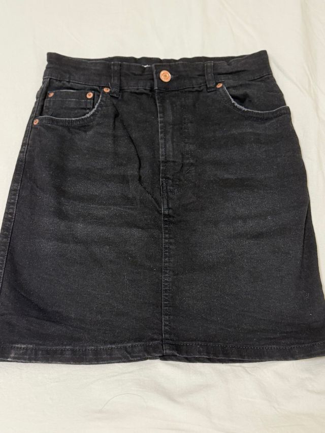 Mini Falda Vaquera Negra