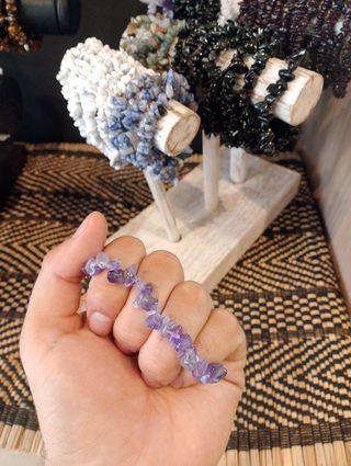 Pulsera amatista - Piedras preciosas