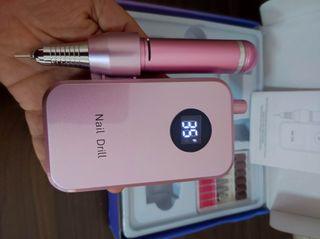 Mini Fresa Unghie 35000 giri Rosa