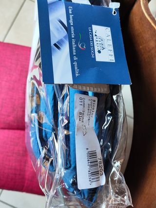 CALEFFI Copri poltrona Nuovo Blu trapuntato