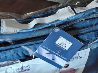 CALEFFI Copri poltrona Nuovo Blu trapuntato