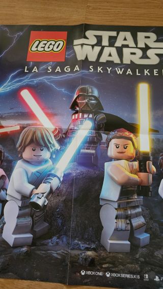 Poster Lego Star Wars La Saga Skywalker