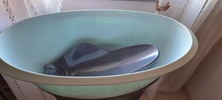 Bañera bebé Luma Mint + reductor