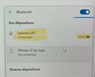 Lenovo LivePods LP2 Auriculares inalámbricos