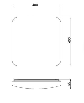Lámpara techo LED blanca Leroy Merlin