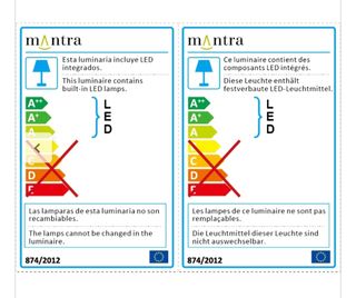 Lámpara techo LED blanca Leroy Merlin