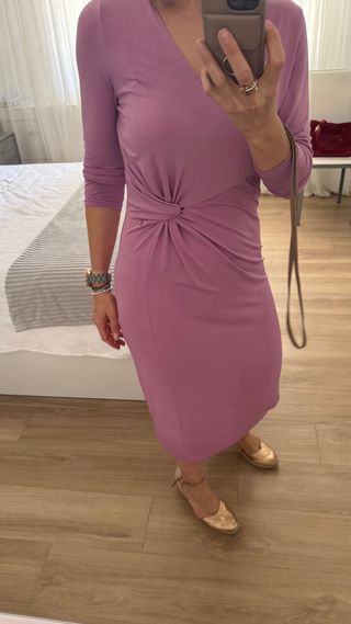 Vestido Salsa Malva - Talla M