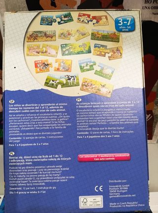 Puzzle educativos: Primeros números