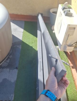 Pérgola 3x4m - Aluminio gris
