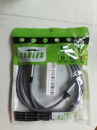 Cable HDMI 2 metros de largo, velo hasta 4k