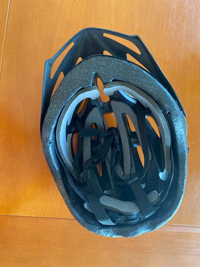 Casco bici rojo-negro