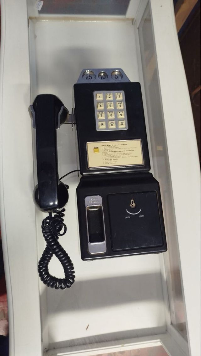 Telefono pubblico vintage USA
