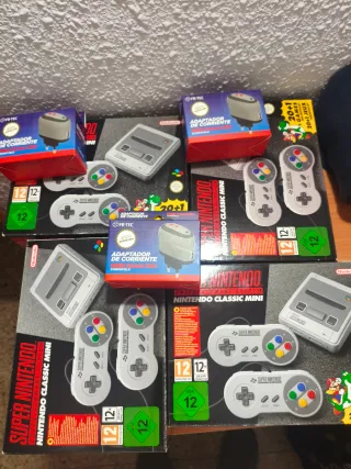 4xSuper Nintendo Classic Mini - 20+ juegos