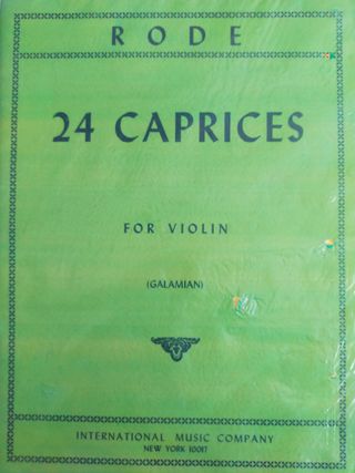 Estudios avanzados violín: de Kreutzer a Paganini