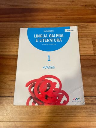 Libro Galego 1º Bacharelato - Anaya