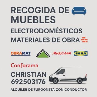 ALQUILER FURGONETA CON CONDUCTOR
TAXI DE CARGA