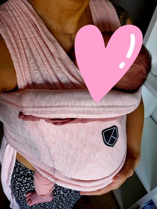 Fular porteo Koala Babycare rosa