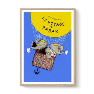 POSTER LE VOYAGE DE BABAR - EL VIAJE DE BABAR