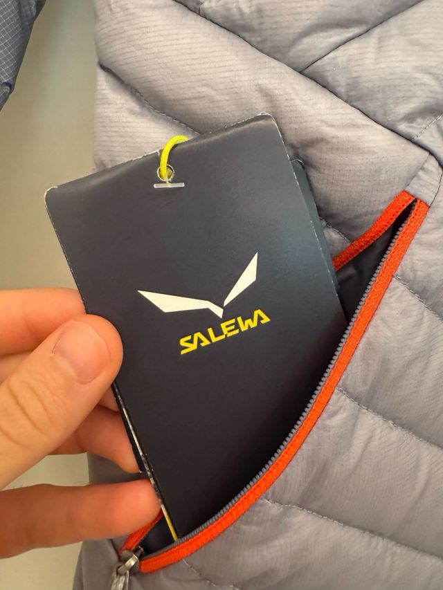 Giacca Salewa antivento Grigio Blu