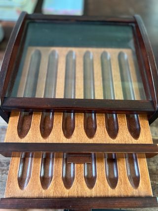 Scatola porta sigari in legno