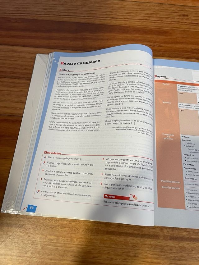 Libro Lingua Galega e Literatura 2 – Anaya