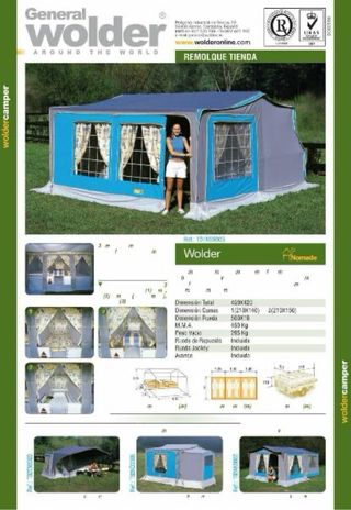 Tienda convertible  Wolder Nomade