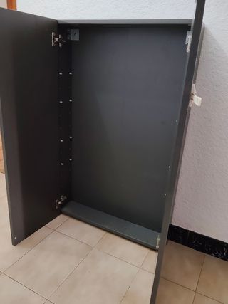 Armario pared gris IKEA - 2 puertas