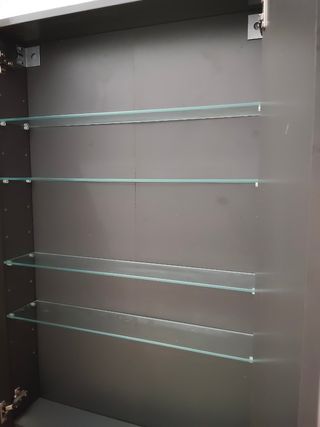 Armario pared gris IKEA - 2 puertas