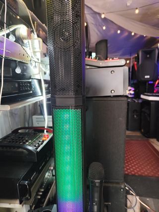 Torre de sonido auna con subwoofer activo 300w