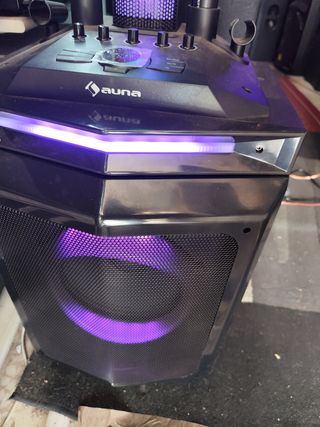 Torre de sonido auna con subwoofer activo 300w