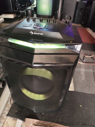 Torre de sonido auna con subwoofer activo 300w