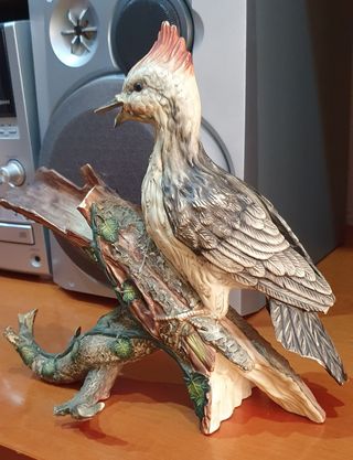 Pájaro carpintero resina