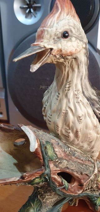 Pájaro carpintero resina