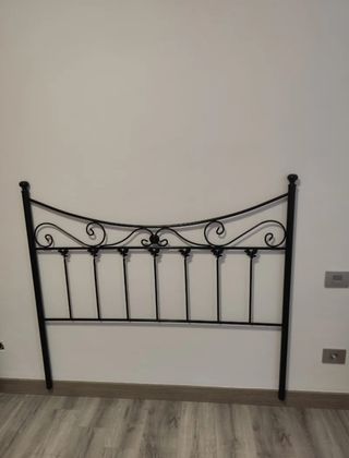 Cabecero forja negro metal