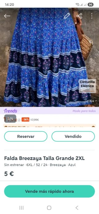 Pack varias prendas talla grande mujer.