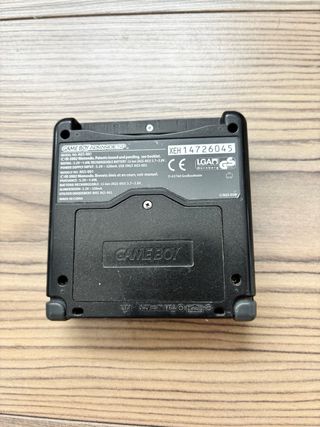 Game Boy Advance SP negra, caja original y manual