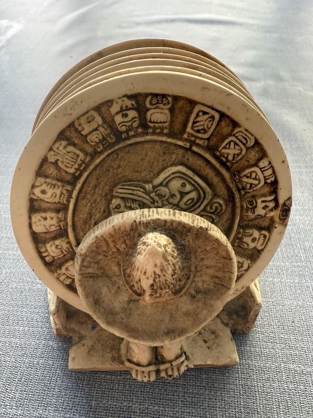 6 Posavasos Calendario Azteca