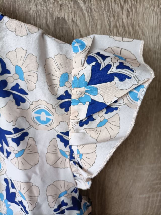 Vestido verano - azul beige