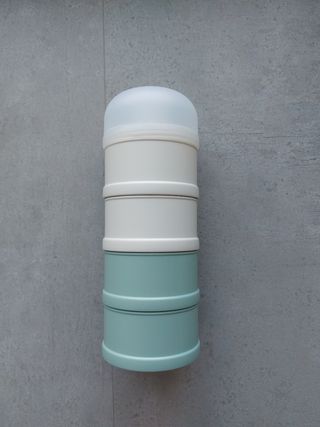 Dosificador leche Suavinex - Verde & Blanco