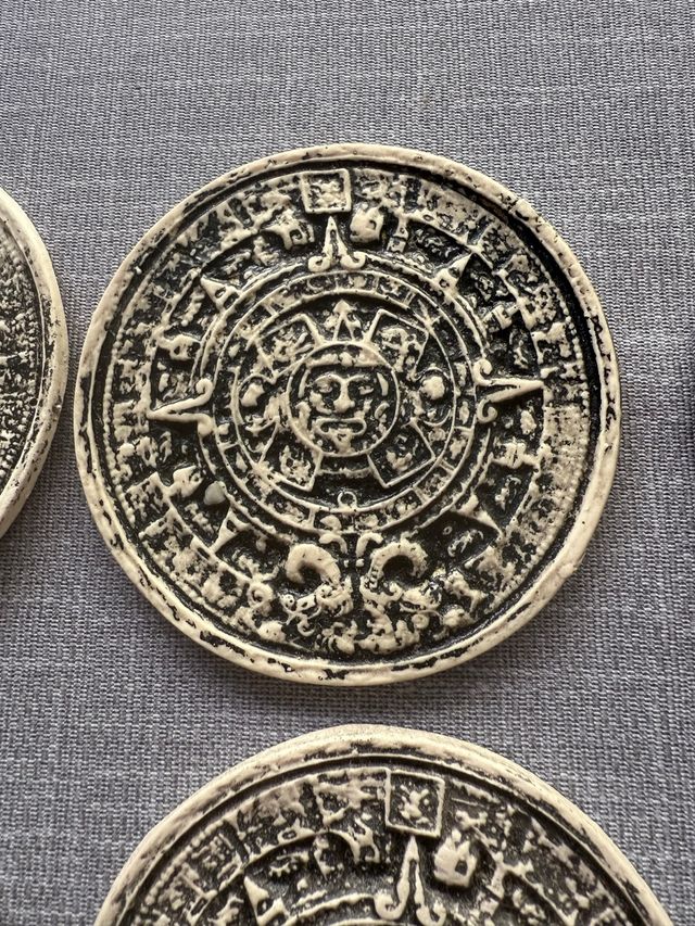 6 Posavasos Calendario Azteca